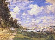 Claude Monet Port in Argenteuil painting
